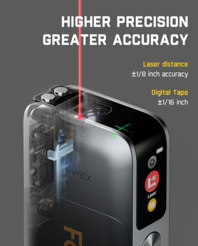 Fanttik A10 Apex 3-in-1 Laser Tape Measure with Cross-Line Laser