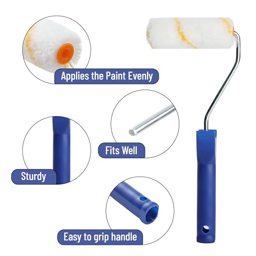 Bates 11-Piece Paint Roller, Brush and Tray Kit