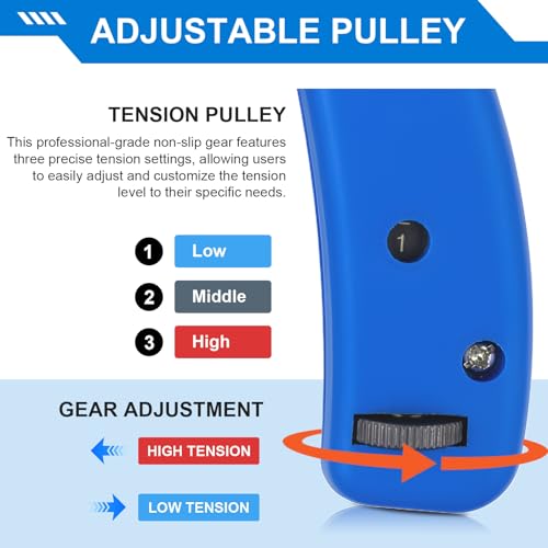 Krismose Adjustable Tension Cable Tie Gun with Flush Cutter