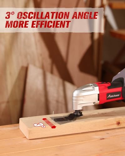 AVID POWER Oscillating Multi-Tool Saw, 3° Angle, 22,000 OPM