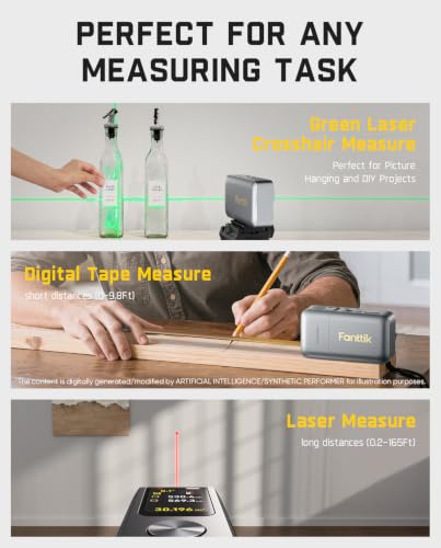 Fanttik A10 Apex 3-in-1 Laser Tape Measure with Cross-Line Laser