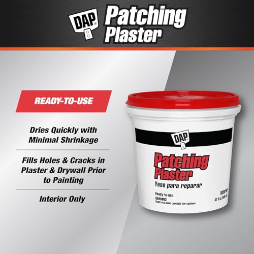 DAP White Patching Plaster for Wall Repairs, 1 Gallon