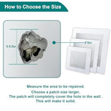 Drywall Hole Repair Kit with Aluminum Mesh Patch and Tools