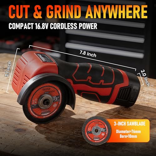 TEENO FTT Cordless Angle Grinder for Cutting and Grinding