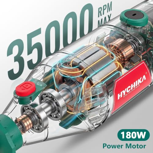 HYCHIKA 180W Variable-Speed Rotary Tool Kit, 179 Pieces