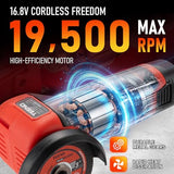 TEENO FTT Cordless Angle Grinder for Cutting and Grinding