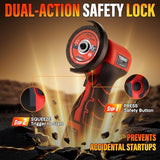 TEENO FTT Cordless Angle Grinder for Cutting and Grinding