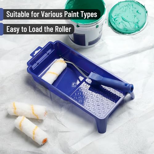 Bates 11-Piece Paint Roller, Brush and Tray Kit