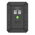 QINLIANF 5-Outlet Surge Protector with 4 USB Ports