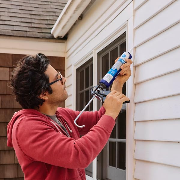 GE All-Purpose Clear Silicone Caulk Sealant, 10 fl oz