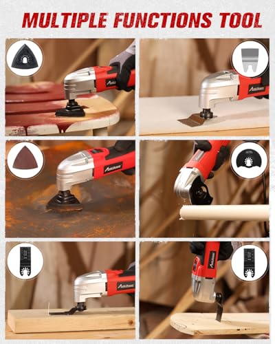 AVID POWER Oscillating Multi-Tool Saw, 3° Angle, 22,000 OPM