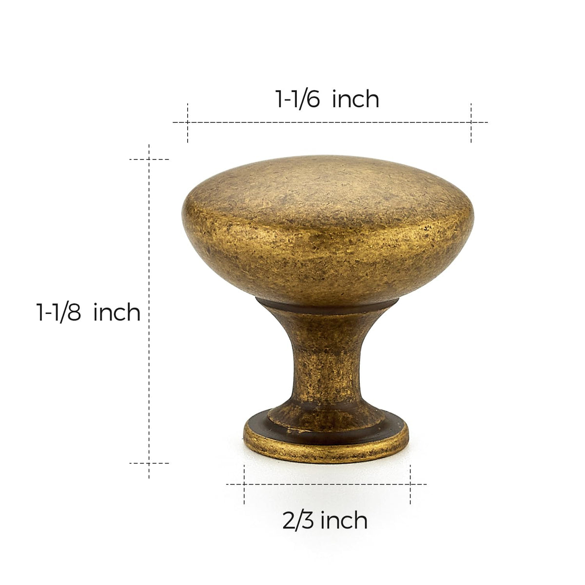 Ravinte Round Zinc Cabinet Knobs for Doors and Drawers