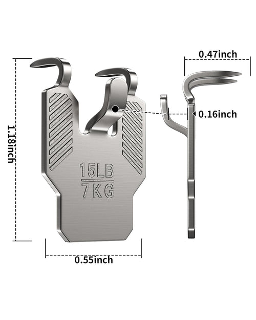 25-Pack Heavy-Duty Drywall Picture Hangers, 15–40 lb
