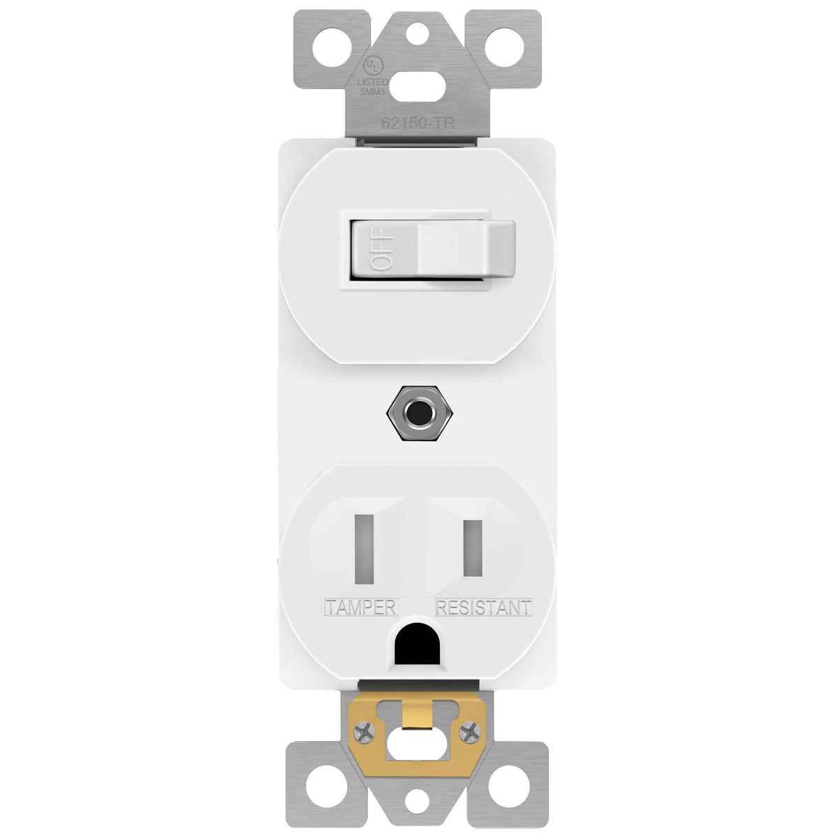 ENERLITES UL-Listed Combination Toggle Light Switch