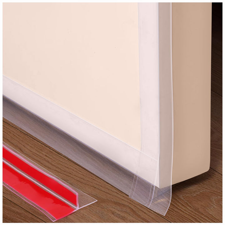Benory 20FT T-Shaped Silicone Door Seal Strip, Brown