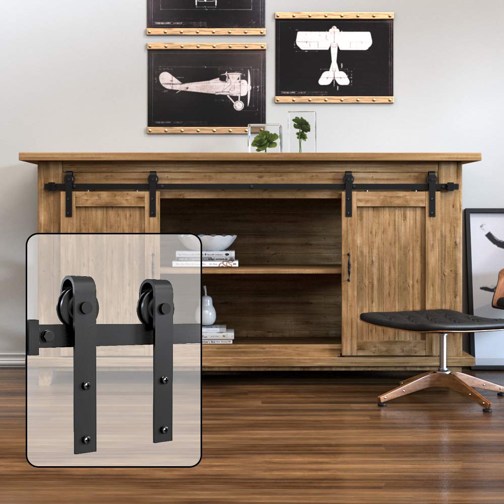 WINSOON Super Mini Sliding Barn Door Hardware Kit