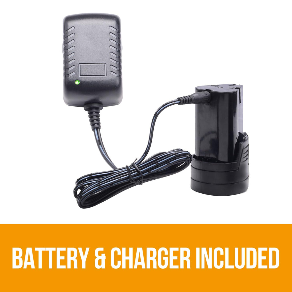 MasterSpec 12V Cordless Drill Driver with Battery Charger