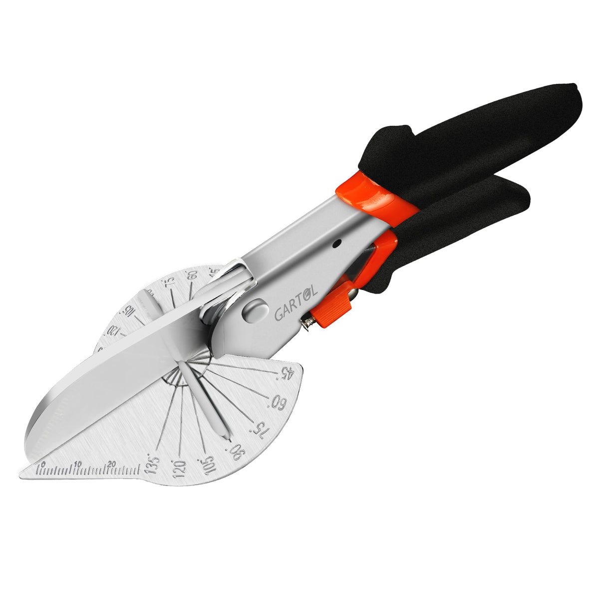 GARTOL Adjustable 45–135° Miter Shears for Trim and PVC