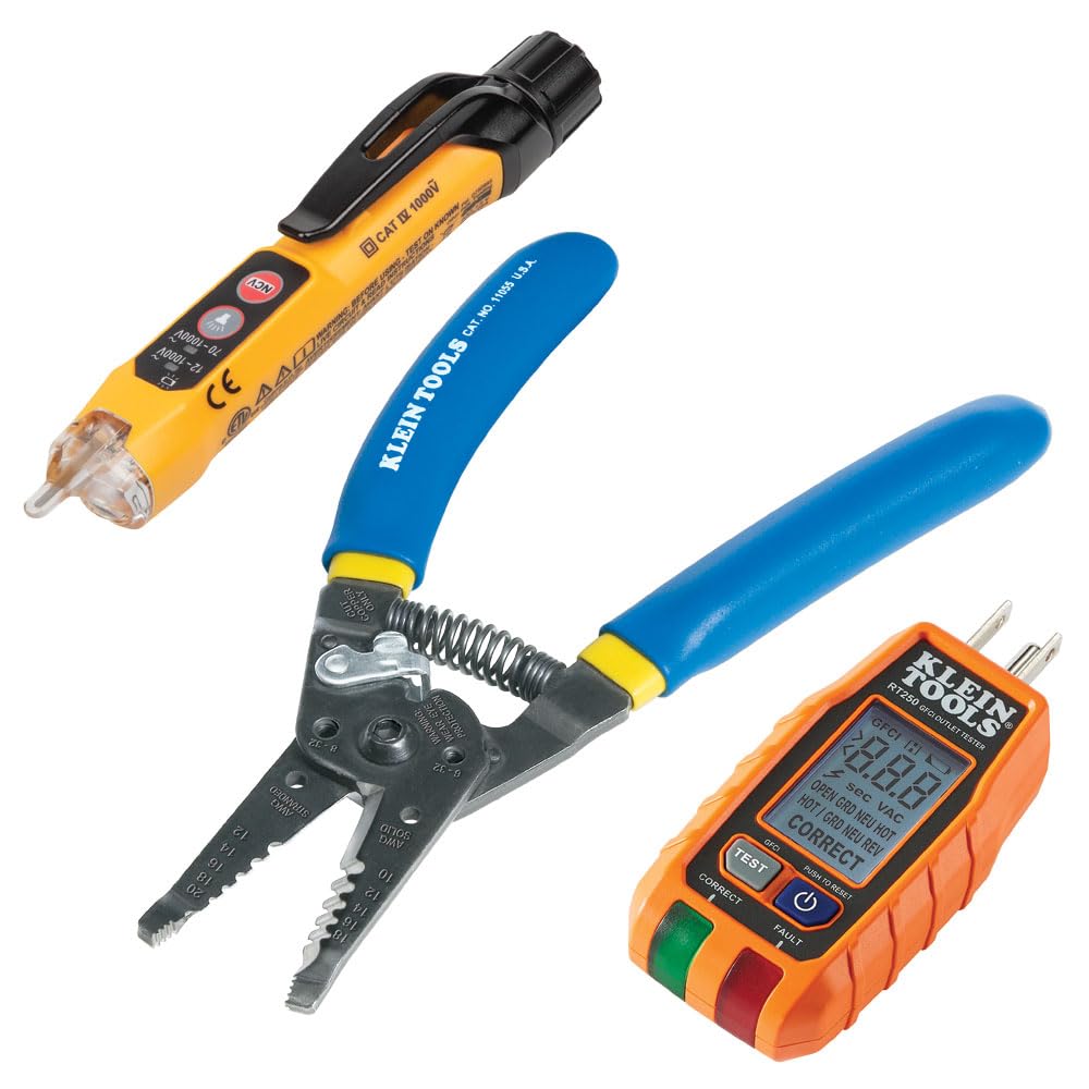 Klein Tools GFCI Outlet and Non-Contact Voltage Tester Kit