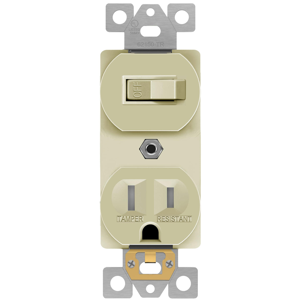 ENERLITES UL-Listed Combination Toggle Light Switch