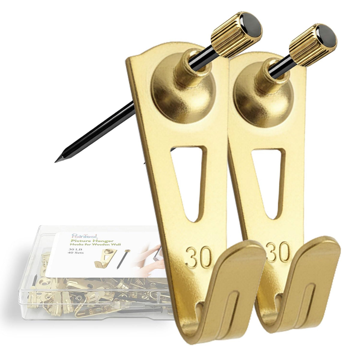 Picture Hanging Hooks for Frames, Artwork and Wall Decor
