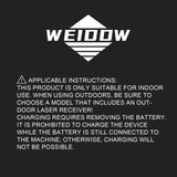 WEIDDW 360° Self-Leveling Green Cross-Line Laser Level