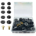 48-Piece Faucet Washer Repair Kit with Brass Screws