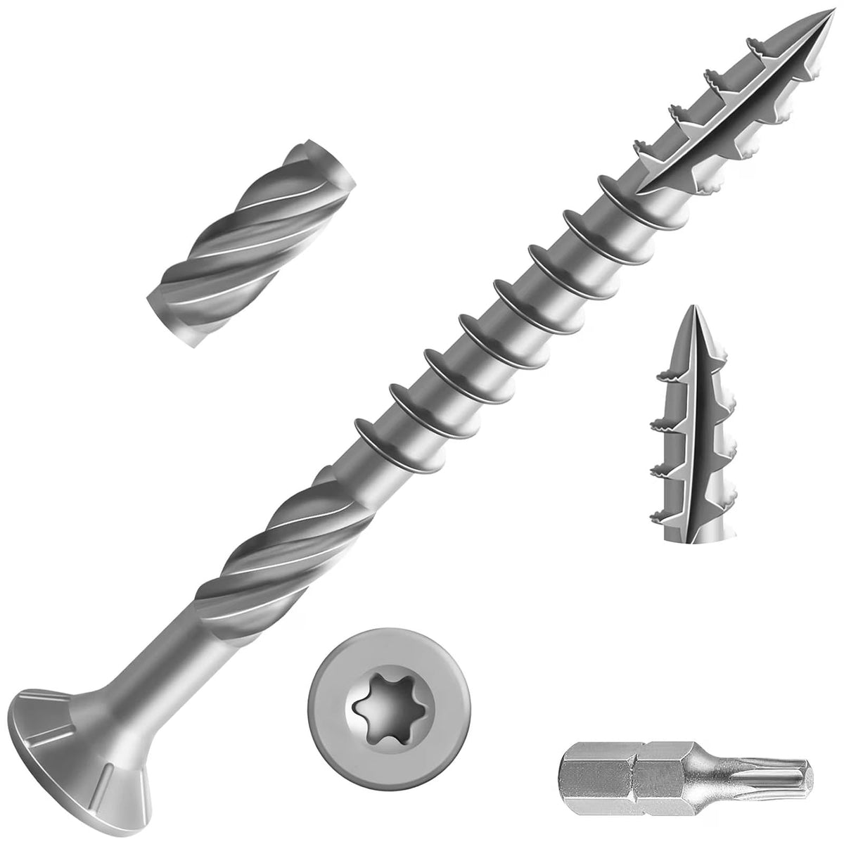 Wood Screws for Furniture Assembly and Home Repairs