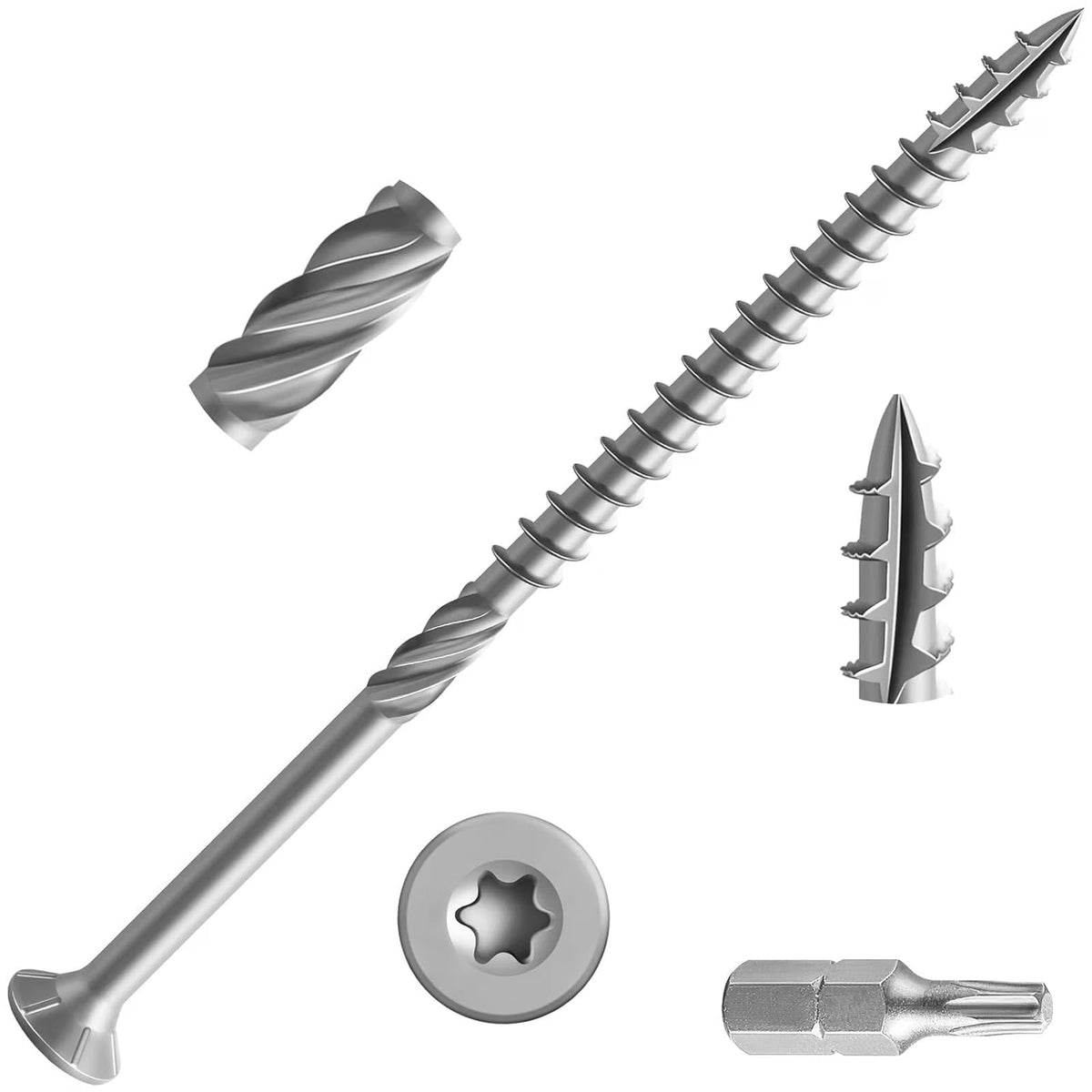 Wood Screws for Furniture Assembly and Home Repairs