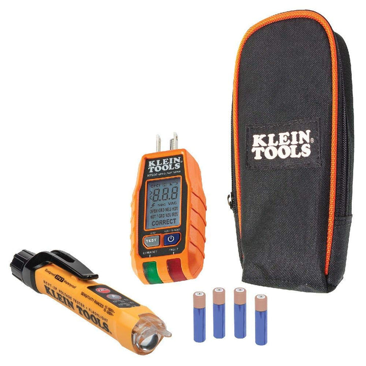 Klein Tools GFCI Outlet and Non-Contact Voltage Tester Kit