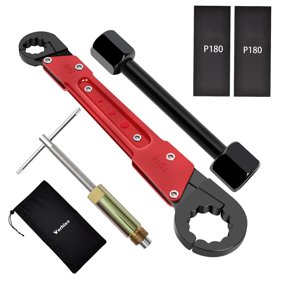 Vorhixa Plumbing Tool Kit with Angle Stop Wrench