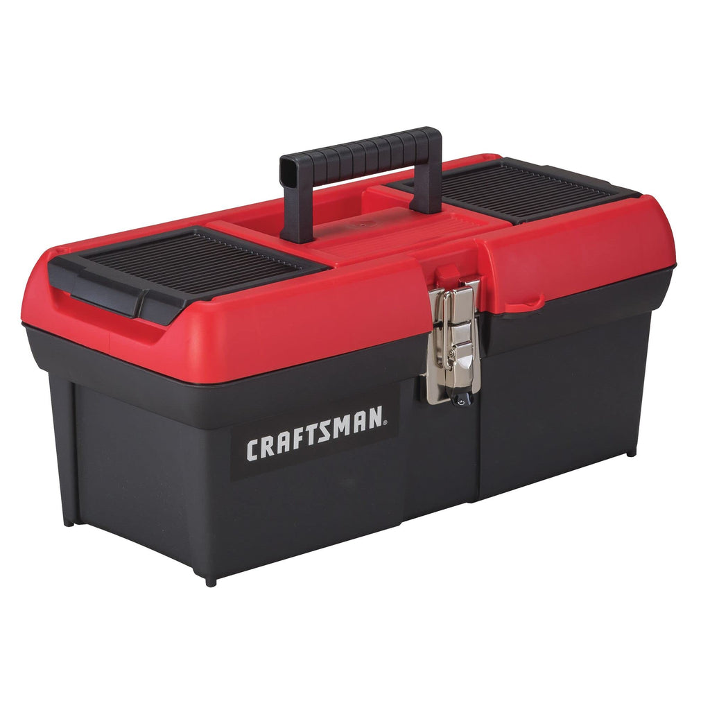 CRAFTSMAN 16-Inch Lockable Tool Box, Red/Black, 6-Pack