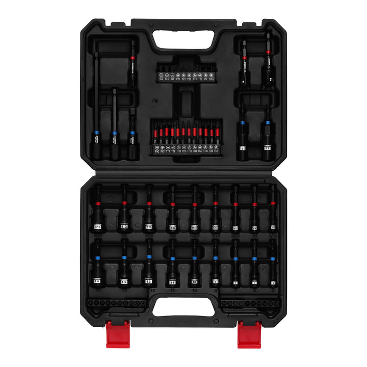 CASOMAN 68-Piece Magnetic Nut Driver Set, SAE & Metric