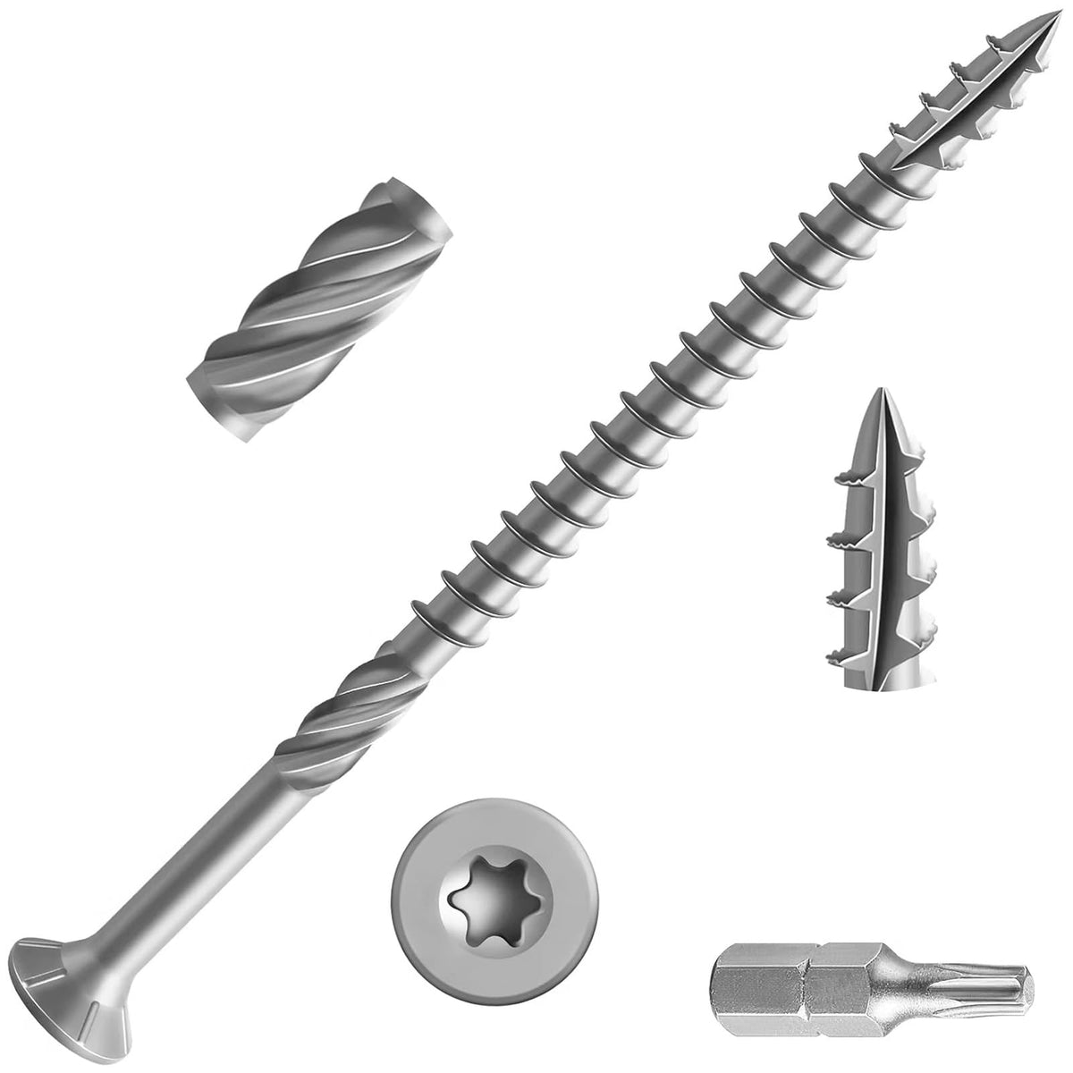 Wood Screws for Furniture Assembly and Home Repairs