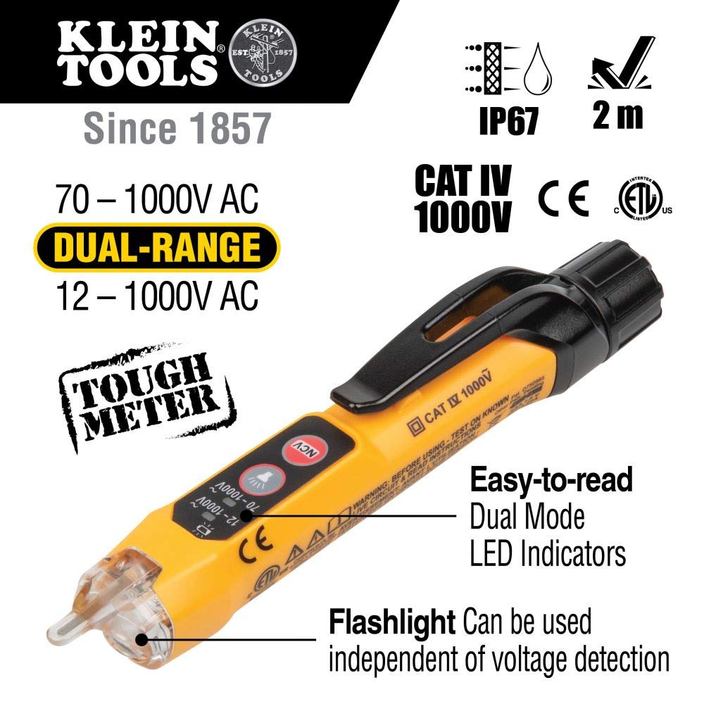 Klein Tools GFCI Outlet and Non-Contact Voltage Tester Kit