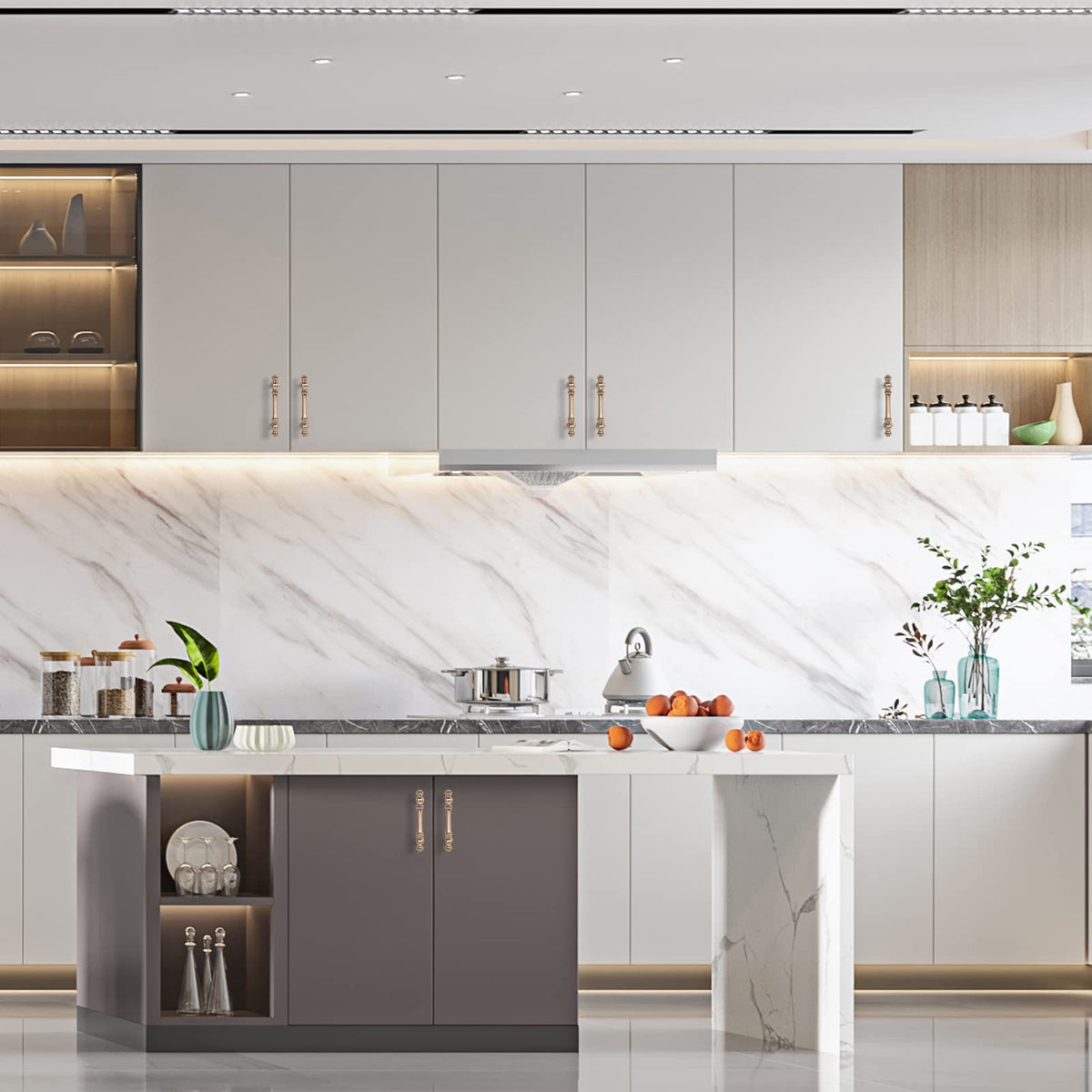 Asidrama 3768 Cabinet Pull Handles for Kitchen Cabinets