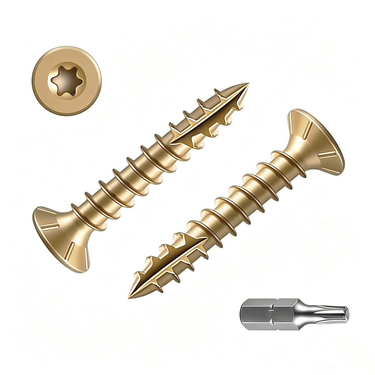 Wood Screws for Furniture Assembly and Home Repairs