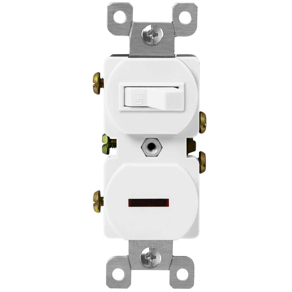 ENERLITES UL-Listed Combination Toggle Light Switch