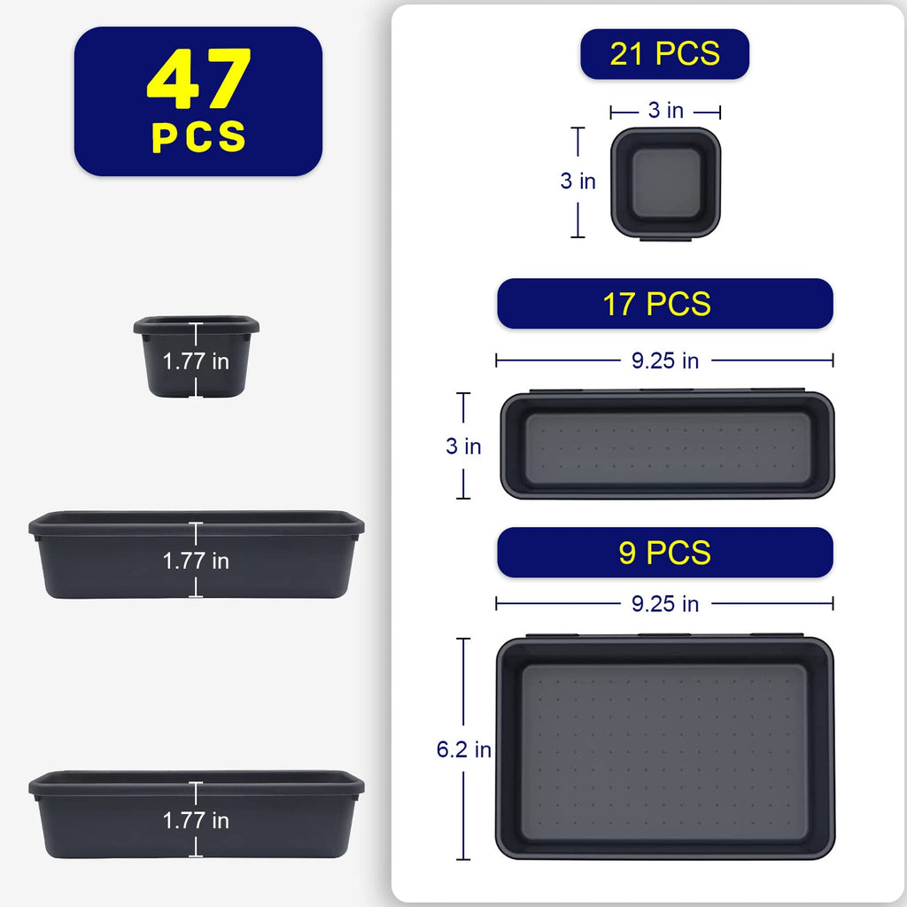 Tool Organizer Box with Drawer Dividers for Tool Chests