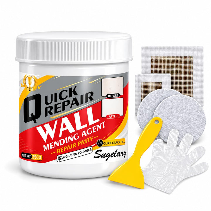 Drywall Patch Repair Kit with Spackle Paste and Scraper
