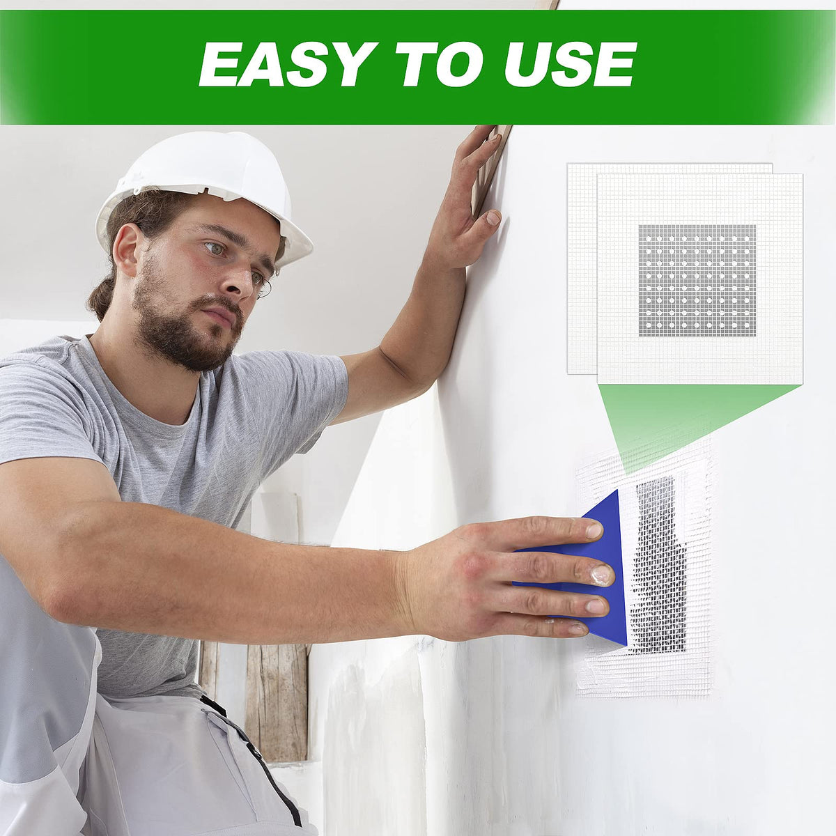 Drywall Patch Repair Kit for Wall Holes and Cracks