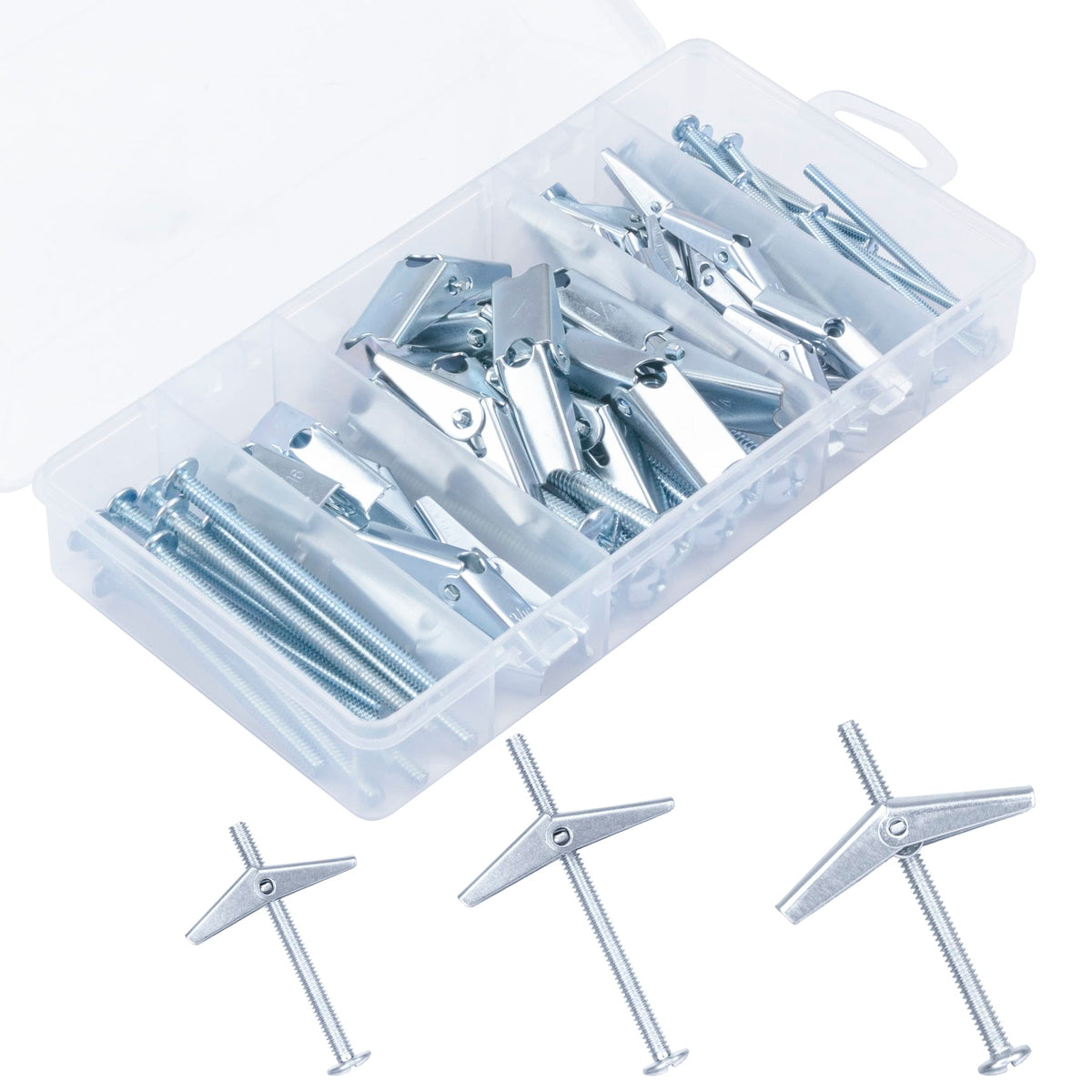 KURUI Heavy-Duty Hollow Wall Anchors for Drywall Mounting