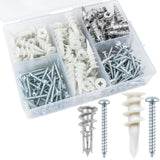 KURUI Self-Drilling Drywall Anchors for Secure Wall Mounting