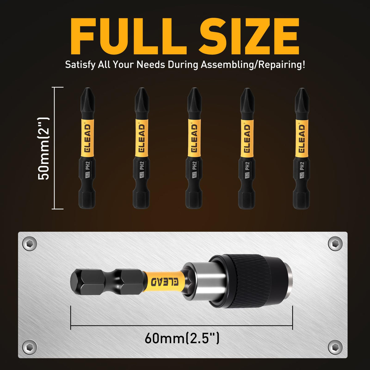 Screwdriver Bit Set for Home Repairs and DIY Projects