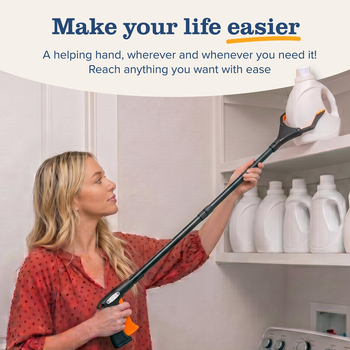 EZPIK Pro 26-Inch Foldable Grabber Reacher Tool