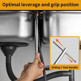 GRENPRO Adjustable Basin Wrench for Under-Sink Faucets