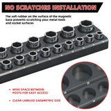 Magnetic Socket Organizer Holder Set for Tool Drawers