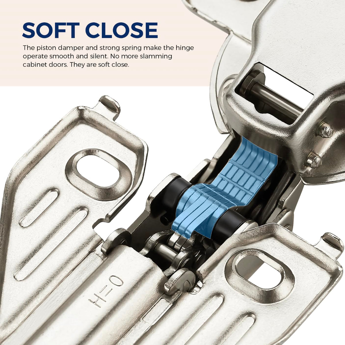 Ravinte 105-Degree Full Overlay Cabinet Door Hinges