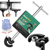 GRENPRO Adjustable Basin Wrench for Under-Sink Faucets