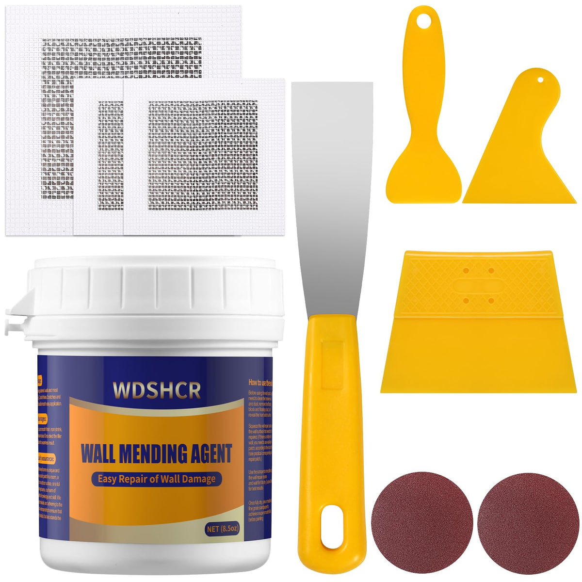 Drywall Hole Patch Repair Kit for Home Wall Restoration